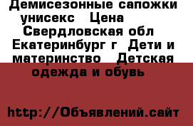 Демисезонные сапожки унисекс › Цена ­ 300 - Свердловская обл., Екатеринбург г. Дети и материнство » Детская одежда и обувь   